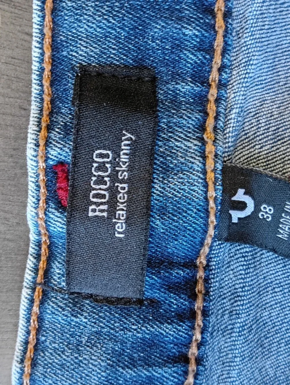 True Religion Denim Jeans Rocco Size 38